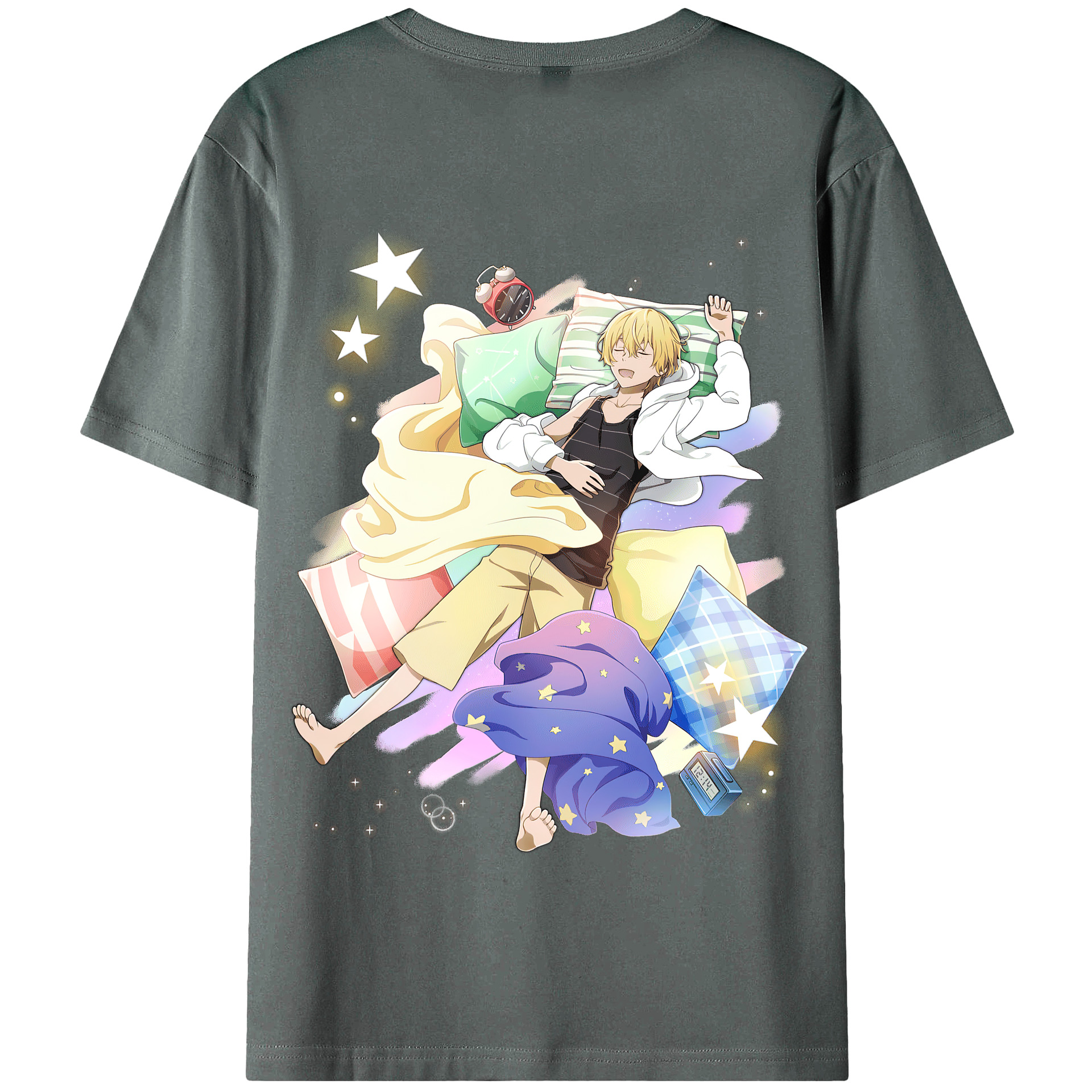 （画像用） 文豪ストレイドッグス Bungo Stray Dogs 綿100％半袖Tシャツ（背面プリント）